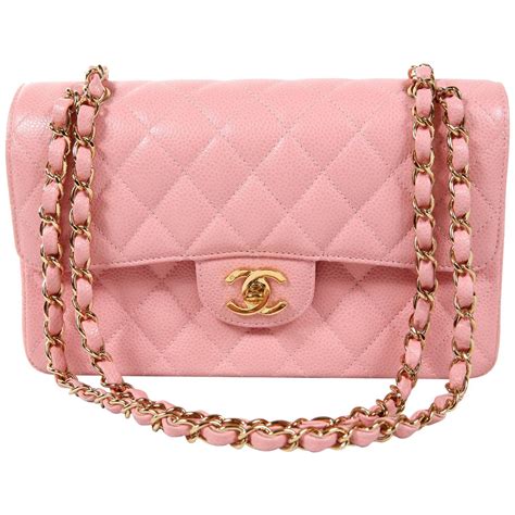 pink chanel caviar|Flap Bags .